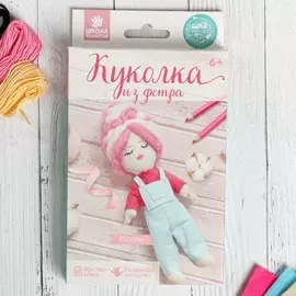 Куколка из фетра и шерсти