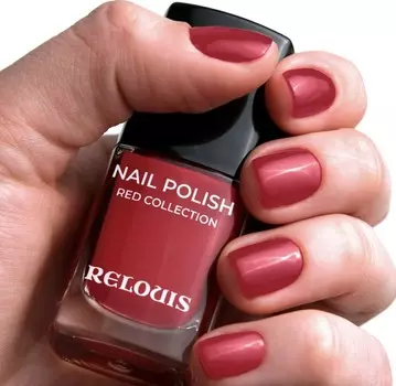 Лак для ногтей Red Collection №01 красно-розовый RELOUIS