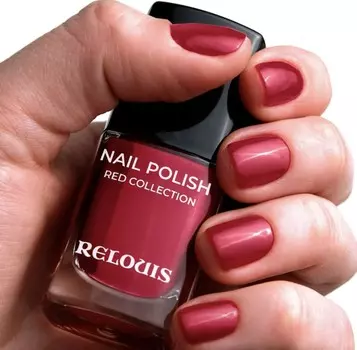 Лак для ногтей Red Collection №04 красно-малиновый RELOUIS