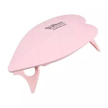 Лампа для маникюра luf-09, uv/led, 6 диодов, 6 вт, usb, розовая