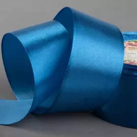 Лента атласная, 40 мм × 23 ± 1 м, цвет лазурно-синий №36