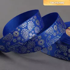 Лента репсовая с тиснением