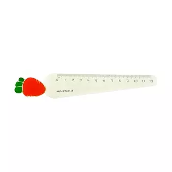 Линейка пластиковая 12 см
