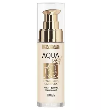 LuxVisage Крем-флюид тональный AQUA тон 110 fair 30мл