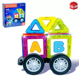Магнитный конструктор magical magnet, 45 деталей, детали матовые