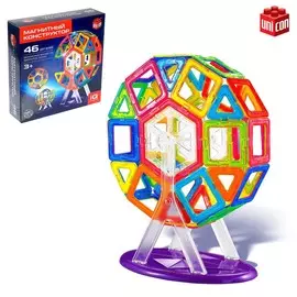 Магнитный конструктор magical magnet, 46 деталей