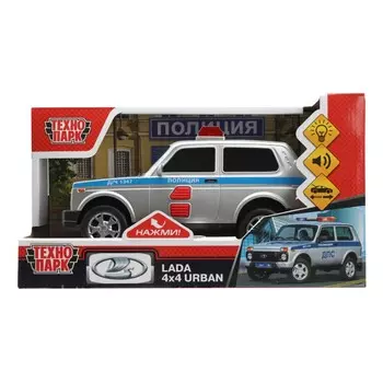 Машина инерционная LADA, Технопарк URBANBLACK-20PLPOL-SR