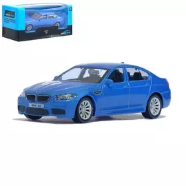 Машина металлическая bmw m5, 1:43, цвет синий