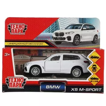 Машина металлическая BMW машинки, Технопарк X5-12-WH