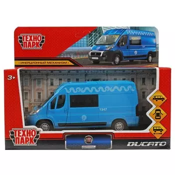 Машина металлическая FIAT, Технопарк DUCATO-14MOS-BU