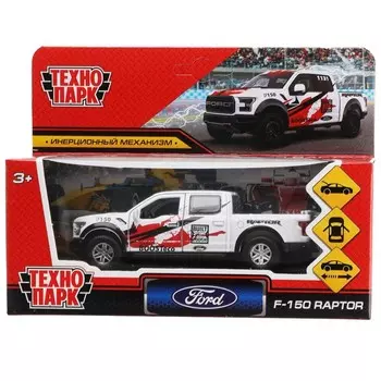 Машина металлическая FORD, Технопарк F150RAP-12SRT-WH