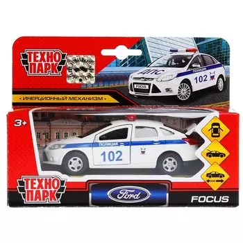 Машина металлическая FORD, Технопарк SB-16-45-P(W)-WB