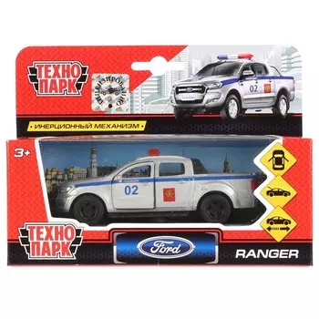 Машина металлическая FORD, Технопарк SB-18-09-FR-P