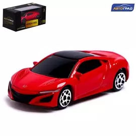 Машина металлическая honda nsx, 1:64, цвет красный