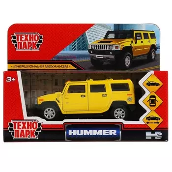 Машина металлическая HUMMER, Технопарк HUM2-12-YE