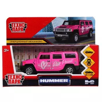 Машина металлическая HUMMER, Технопарк HUM2-12SRT-PK