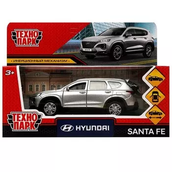 Машина металлическая HYUNDAI, Технопарк SANTAFE2-12-SR