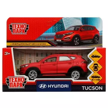 Машина металлическая HYUNDAI, Технопарк TUCSON-12FIL-RD