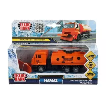 Машина металлическая KAMAZ, Технопарк SB-18-07(SNOW)-WB