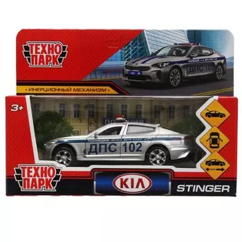 Машина металлическая KIA, Технопарк STINGER-12POL-SR