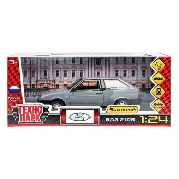 Машина металлическая LADA, Технопарк 2108-124SL-GY