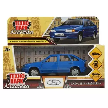 Машина металлическая LADA, Технопарк 2114-12-BU