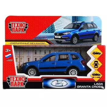 Машина металлическая LADA, Технопарк GRANTACRS-12-BU