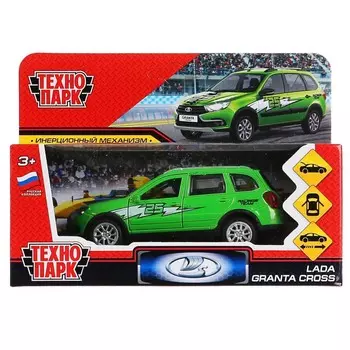Машина металлическая LADA, Технопарк GRANTACRS-12SRT-GN