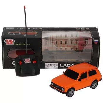 Машина металлическая LADA, Технопарк LADA4X4-18L-OR