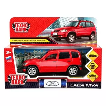 Машина металлическая LADA, Технопарк LADANIVA-12-RD