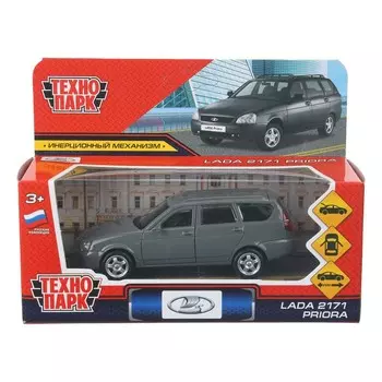 Машина металлическая LADA, Технопарк PRIORAWAG-12-DGR