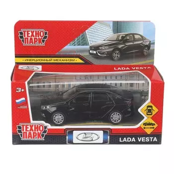 Машина металлическая LADA, Технопарк VESTA-12-BK
