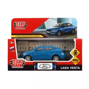 Машина металлическая LADA, Технопарк VESTA-12-BU2