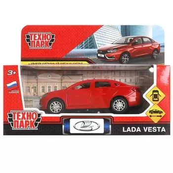 Машина металлическая LADA, Технопарк VESTA-12-RD