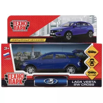 Машина металлическая LADA, Технопарк VESTA-CROSS-BU