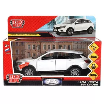 Машина металлическая LADA, Технопарк VESTASWCR-124SL-WHPRL