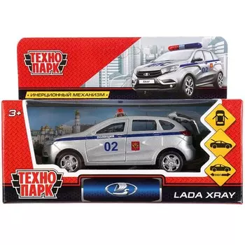 Машина металлическая LADA, Технопарк XRAY-POLICE