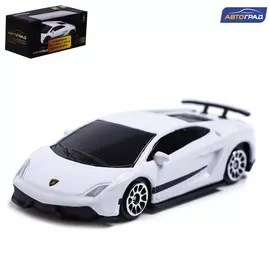 Машина металлическая lamborghini gallardo lp 570-4 superleggera,1:64, цвет белый