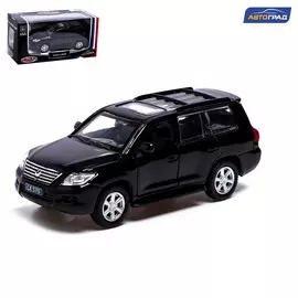 Машина металлическая lexus lx570, 1:43, инерция, открываются двери, цвет чёрный