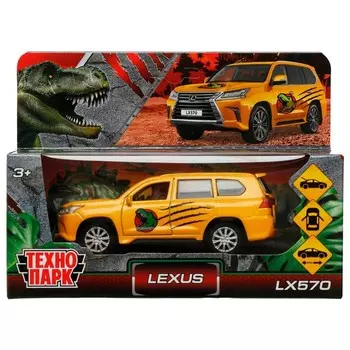 Машина металлическая LEXUS, Технопарк LX570-12DIN-YE