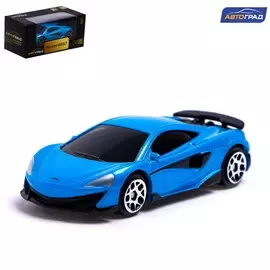Машина металлическая mclaren 600lt, 1:64, цвет синий