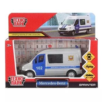 Машина металлическая MERCEDES-BENZ, Технопарк SPRINTERVAN-14POL-SR