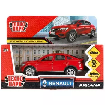 Машина металлическая RENAULT, Технопарк ARKANA-12-RD