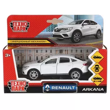 Машина металлическая RENAULT, Технопарк ARKANA-12-WH