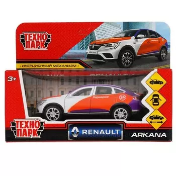 Машина металлическая RENAULT, Технопарк ARKANA-12DEL-OGWH