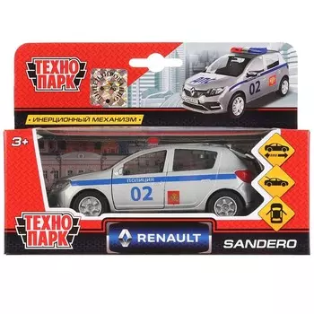 Машина металлическая RENAULT, Технопарк SB-17-61-RS(P)-WB