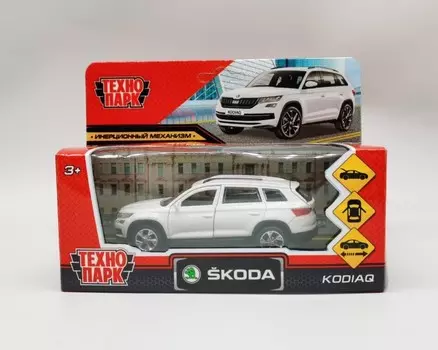 Машина металлическая SKODA, Технопарк KODIAQ-WH