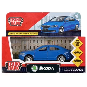 Машина металлическая SKODA, Технопарк OCTAVIA-BU