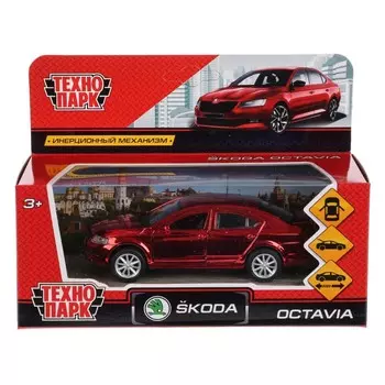 Машина металлическая SKODA, Технопарк OCTAVIA-RD-CH
