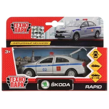 Машина металлическая SKODA, Технопарк SB-18-22-SR-P-WB
